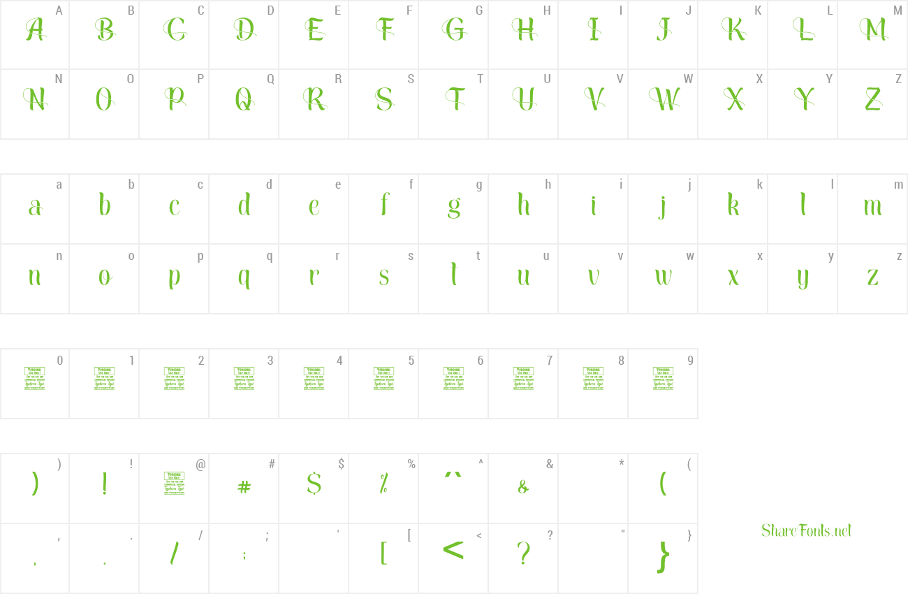 Font June in Rock preview